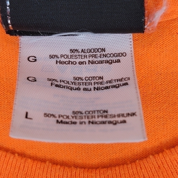 Harley Davidson Orange Grand Rapids Michigan Motorcycle Graphic T-Shirt Sz L - Picture 10 of 11